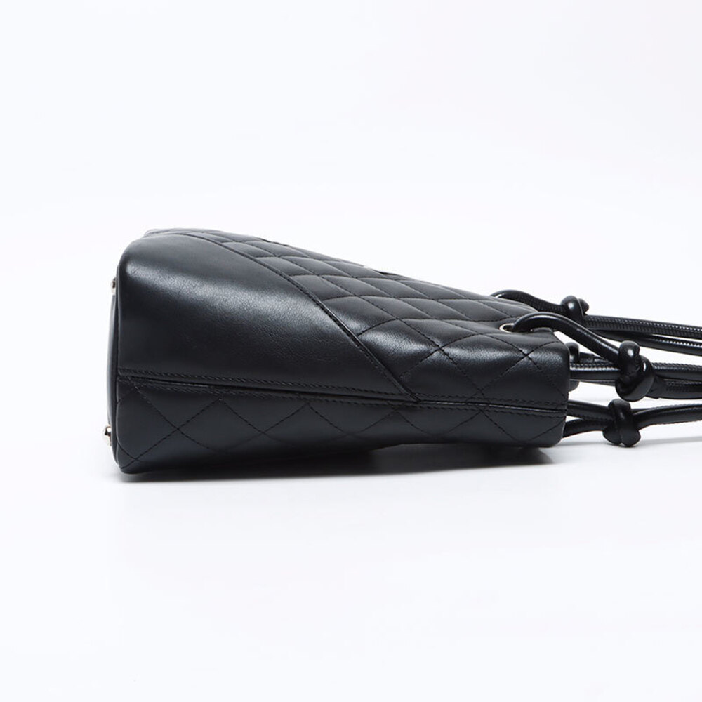 CHANEL Cambon Line 2003-2004 Handbag Black WS12855 - Picture 4 of 13